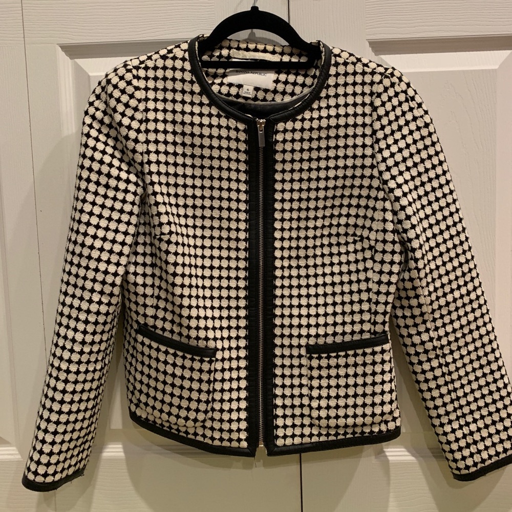 Banana Republic Black and White Blazer